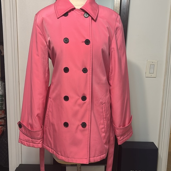 Esprit “Barbie”Pink Trench Coat, Double Breasted Size - Picture 5 of 11